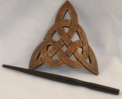 A lovely knot to keep your hair free of knots.